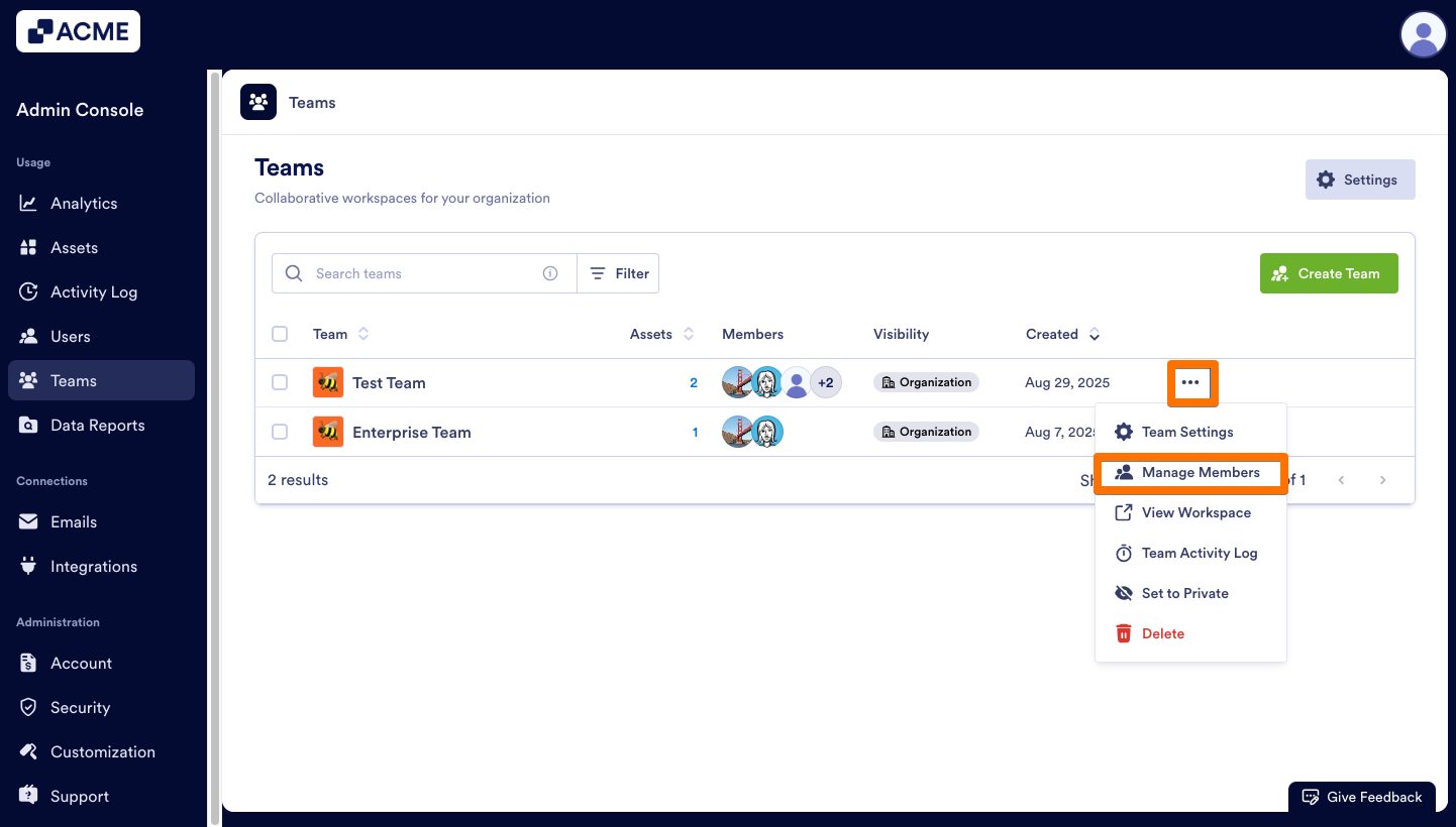How to Manage Team Members in Your Organization from the Admin Console Image-2