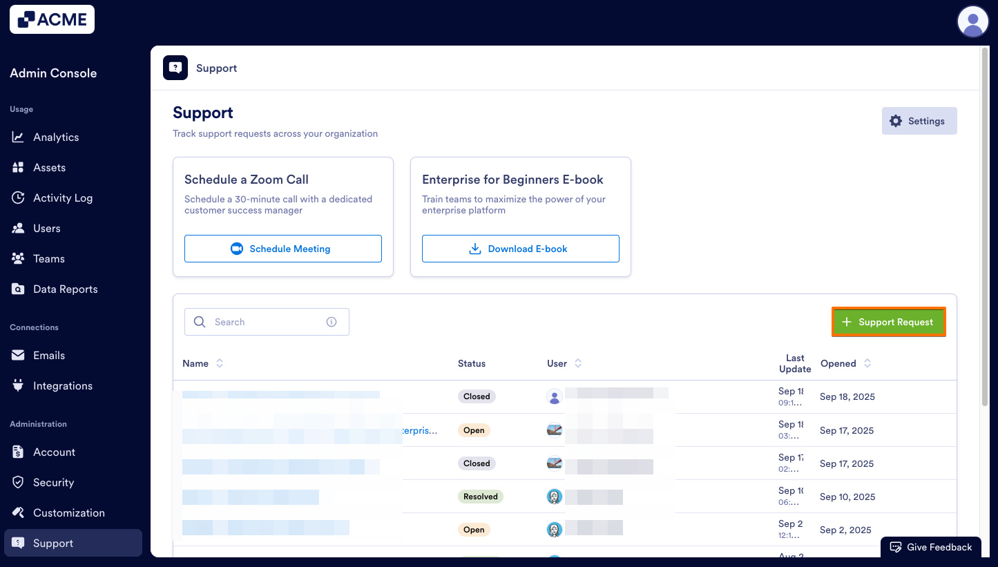 How to Create Support Tickets from the Admin Console Image-2