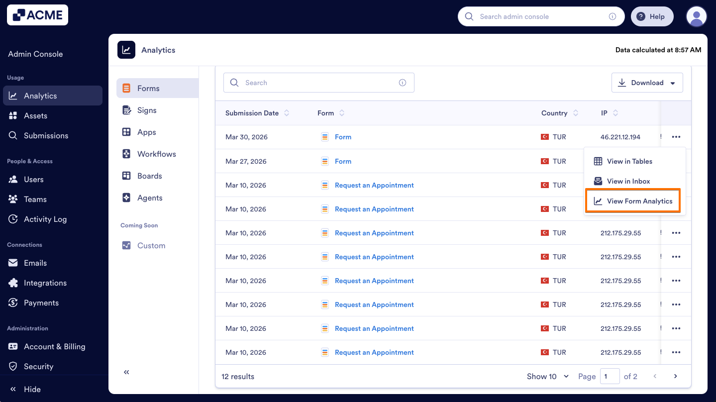 How to Analyze Forms Usage in your Organization from the Admin Console Image-24