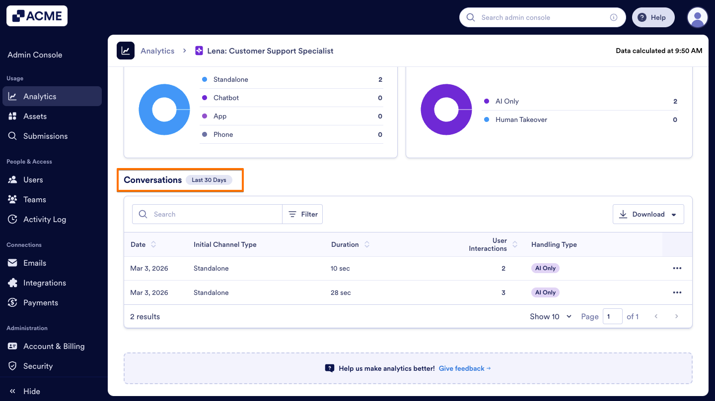 How to Analyze Agents Usage in your Organization from the Admin Console Image-32