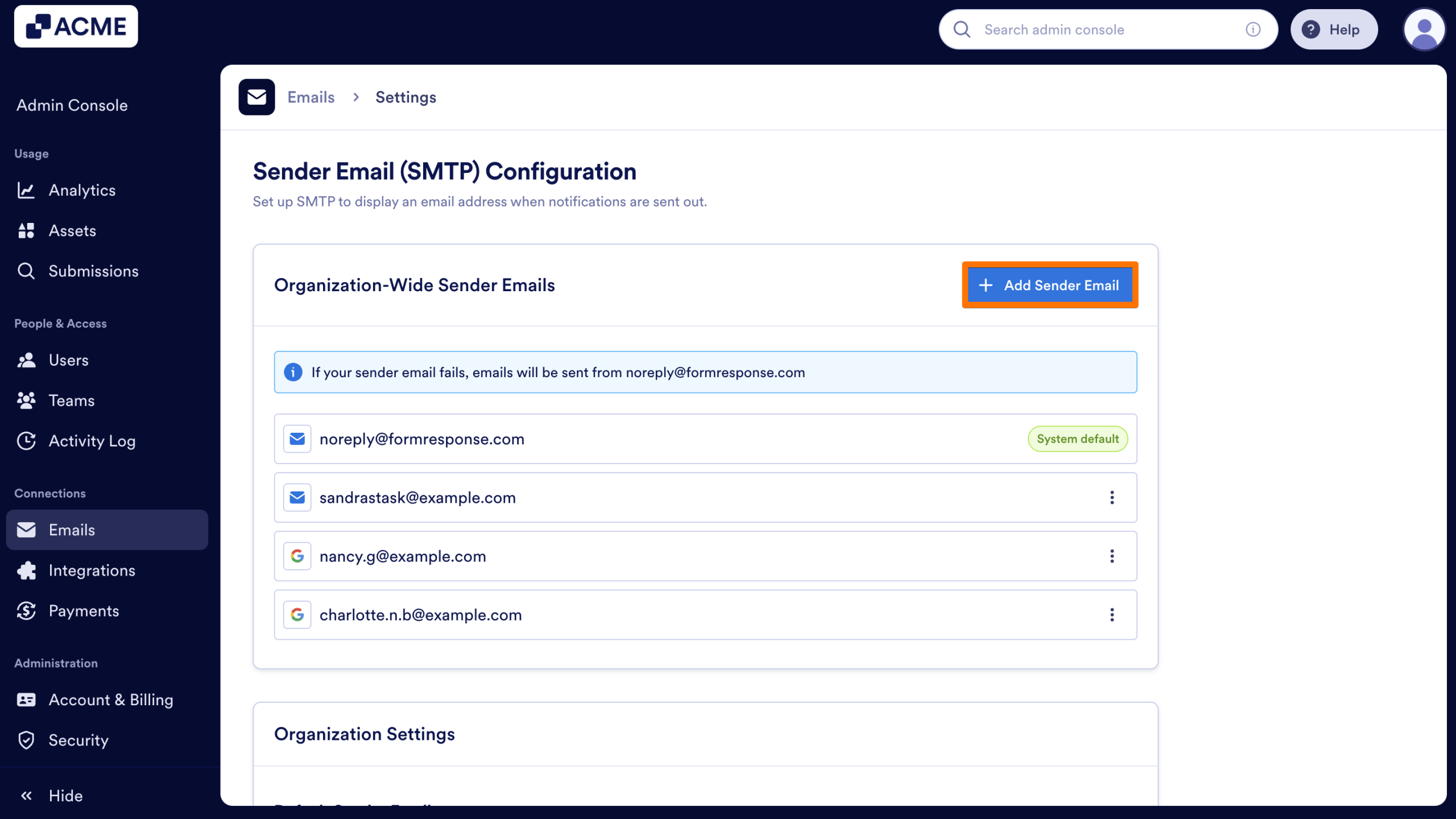 How to Manage Sender Email Addresses in Your Organization from the Admin Console Image-3