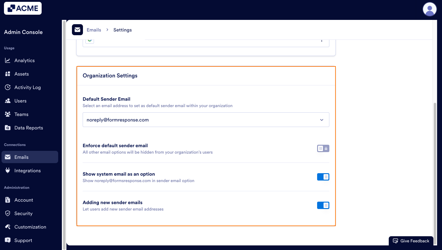How to View Your Organization’s Sender Email List from the Admin Console Image-4