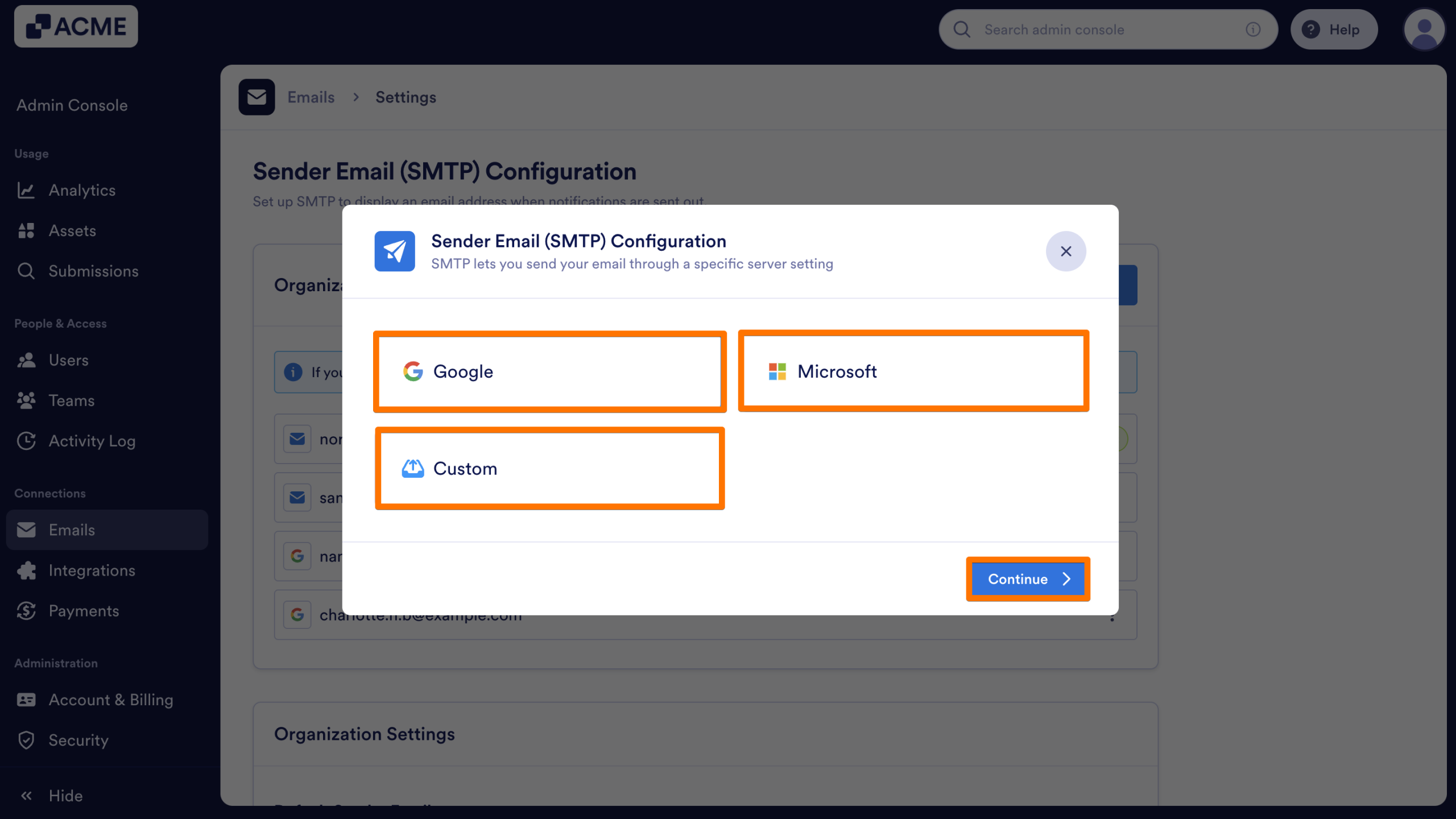 How to Manage Sender Email Addresses in Your Organization from the Admin Console Image-4