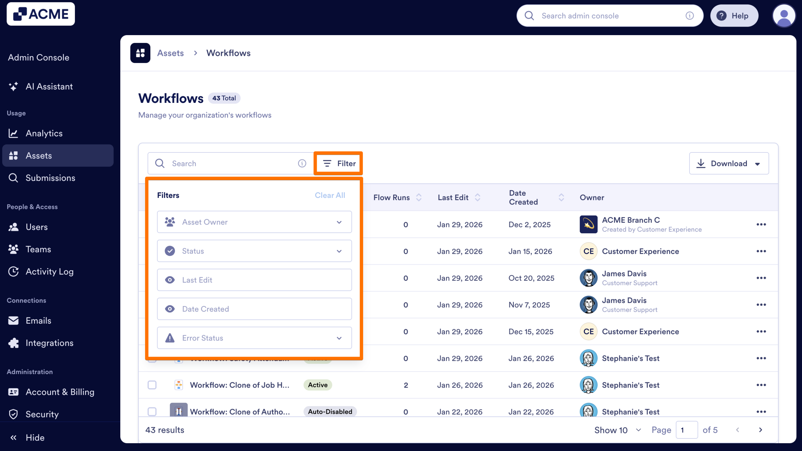 How to View and Manage Workflow Usage in Your Organization from the Admin Console Image-4