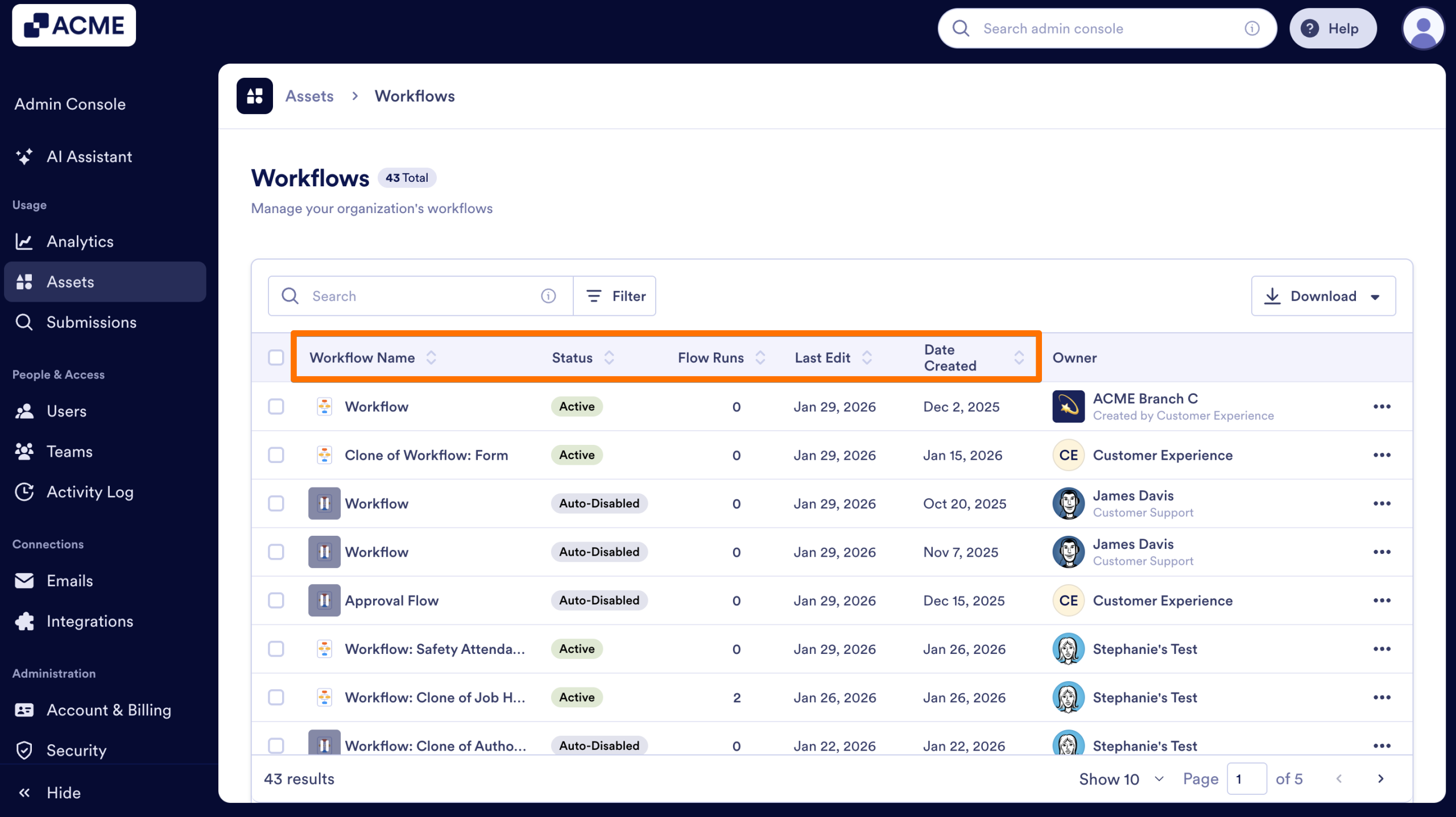 How to View and Manage Workflow Usage in Your Organization from the Admin Console Image-5