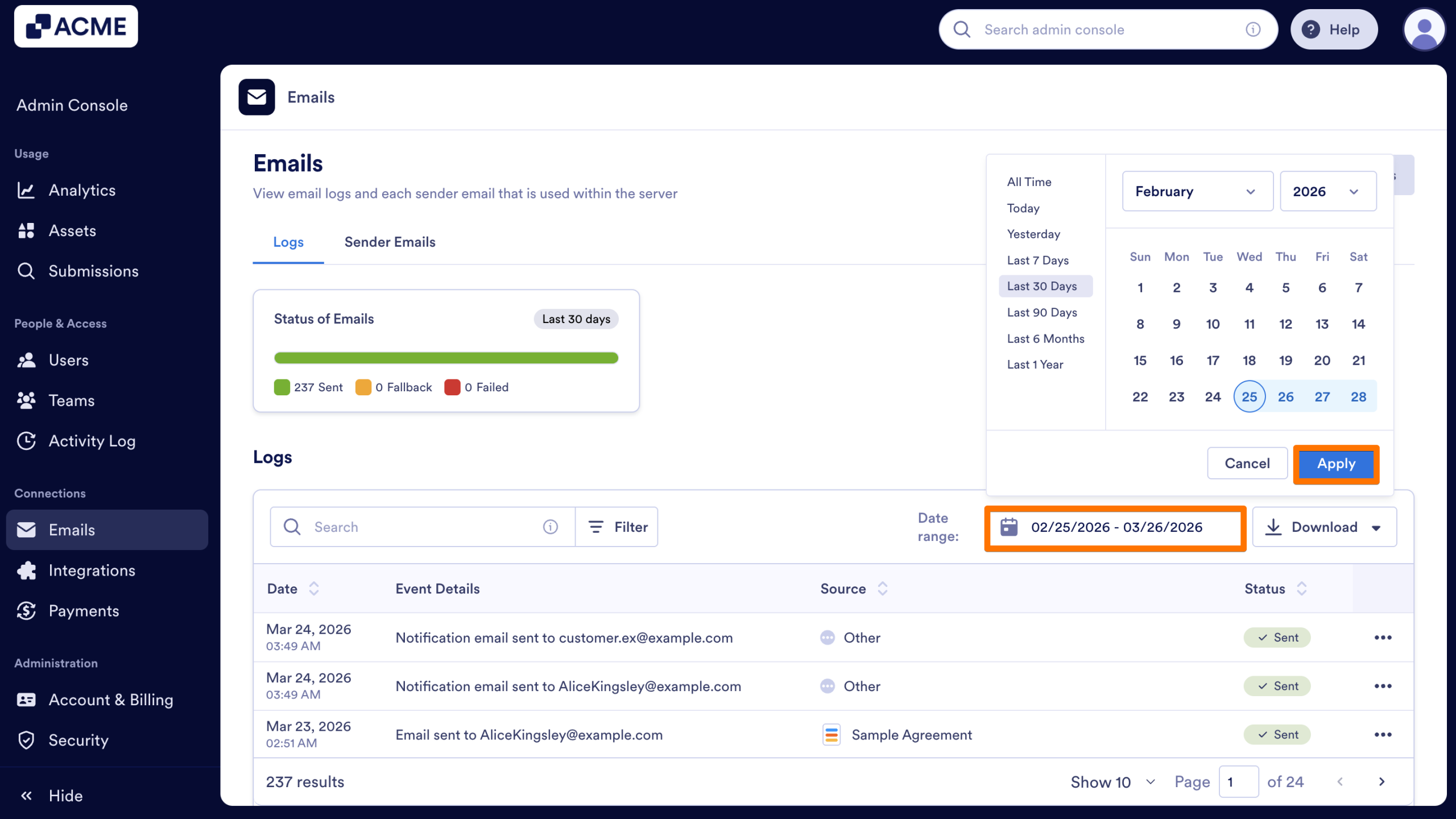 How to View Email-Related Logs in Your Organization from the Admin Console Image-6