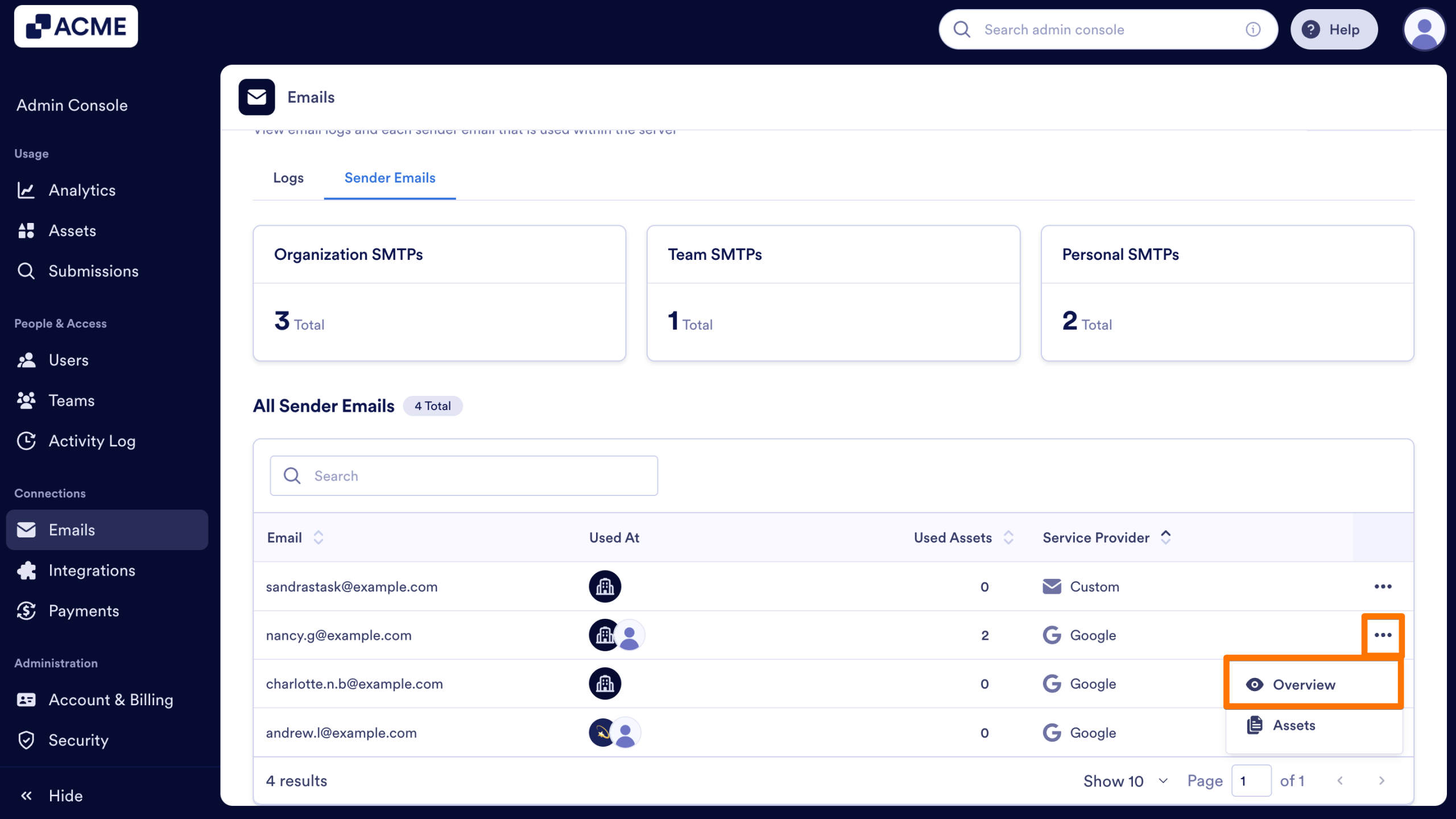 How to View Your Organization’s Sender Email List from the Admin Console Image-7