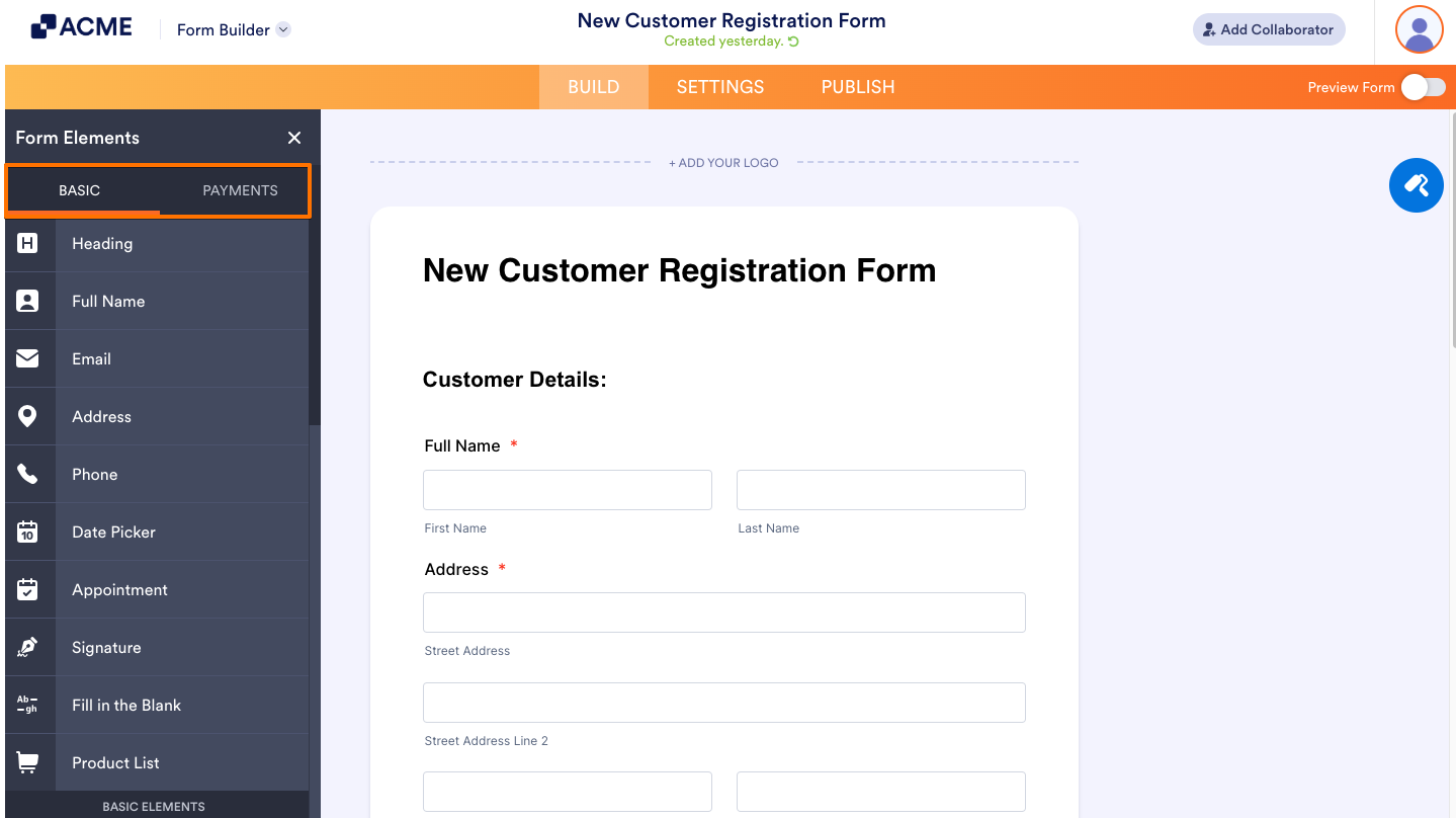How to Show or Hide Form Widgets Organization-Wide from the Admin Console Image-6