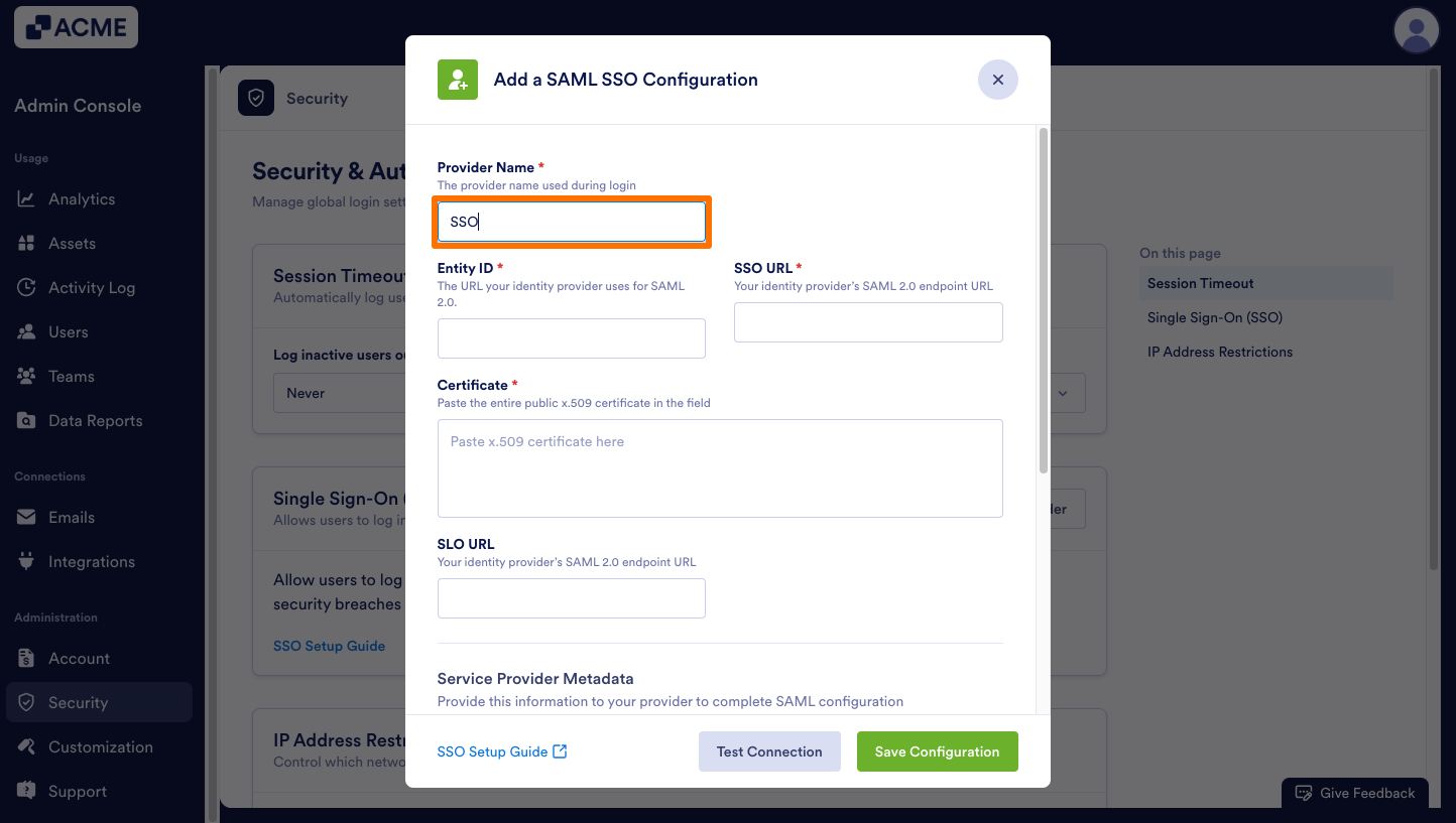 How to Enable and Manage SSO Organization-Wide from the Admin Console Image-6