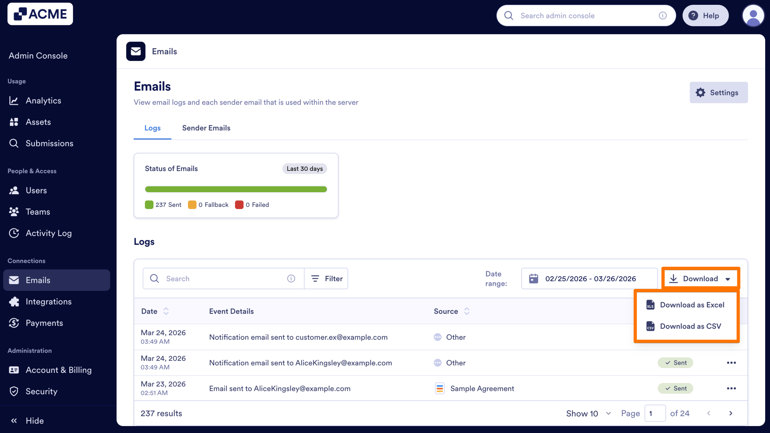 How to View Email-Related Logs in Your Organization from the Admin Console Image-7