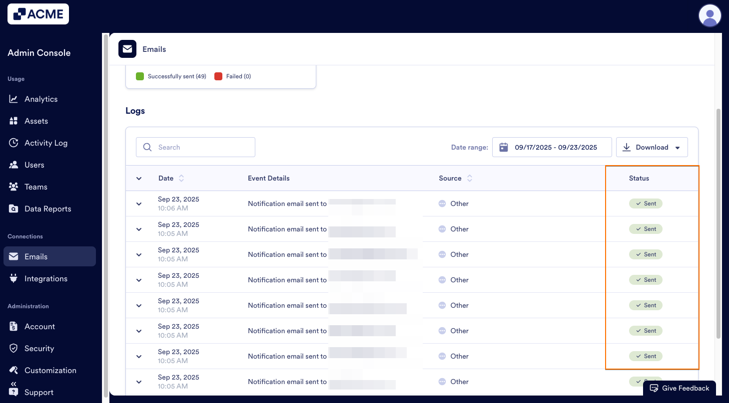 How to View Email-Related Logs in Your Organization from the Admin Console Image-7