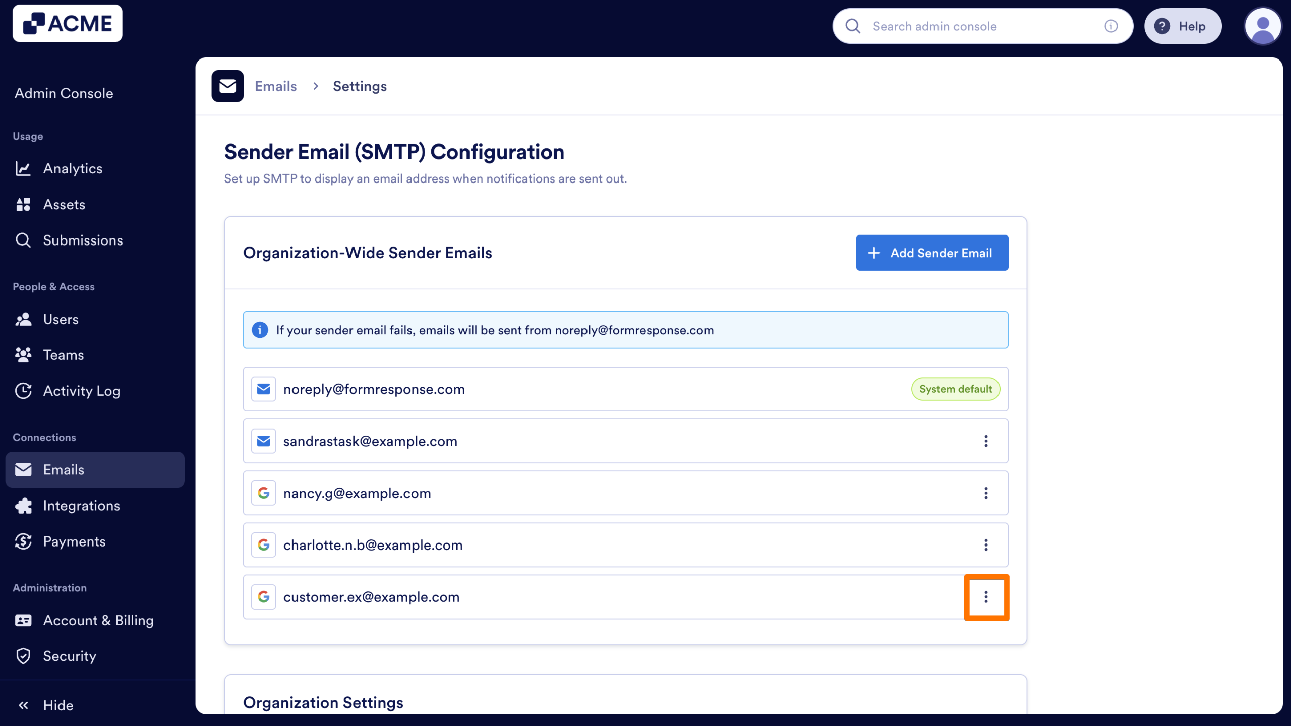How to Manage Sender Email Addresses in Your Organization from the Admin Console Image-10
