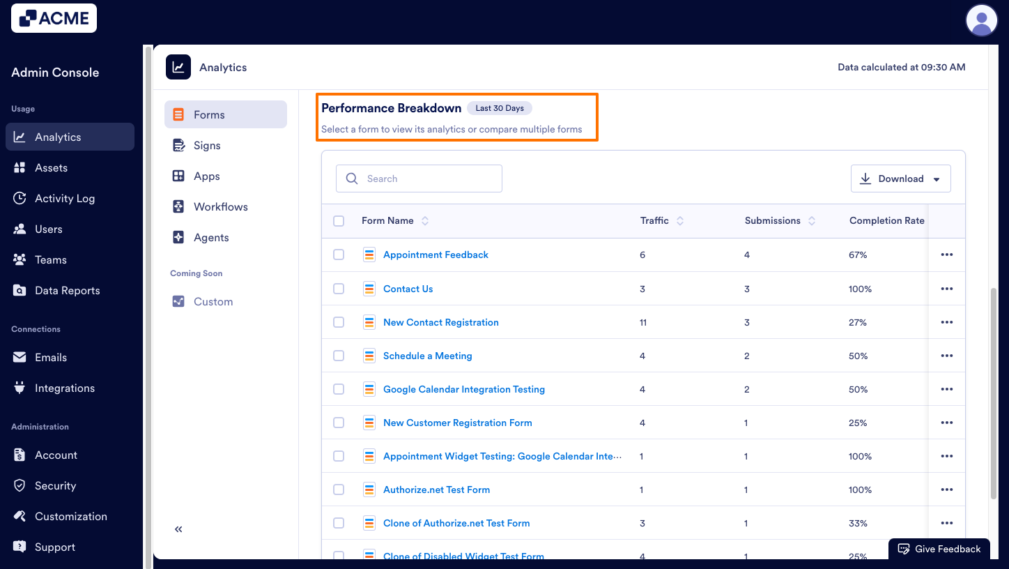 How to Analyze Forms Usage in your Organization from the Admin Console Image-14