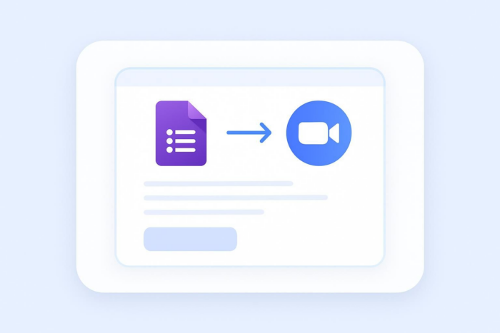How to integrate Google Forms with Zoom