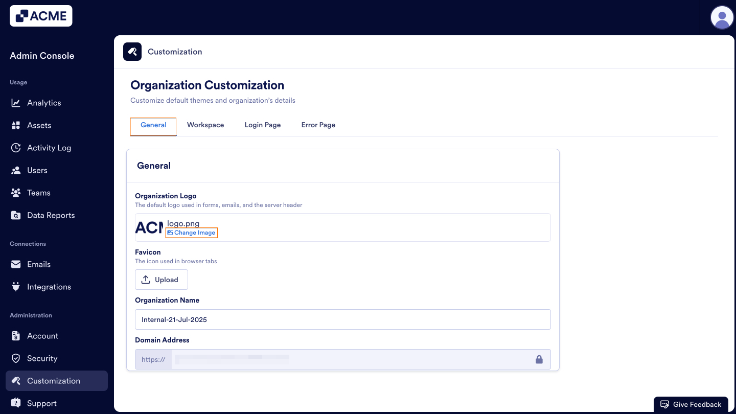 How to Customize Organization-wide Settings in the Admin Console Image-2