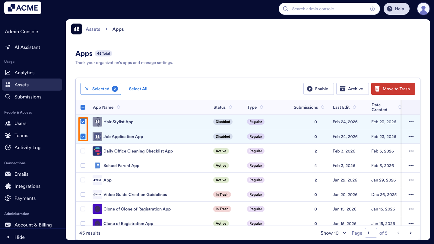 How to Enable or Disable Individual Apps in your Organization from the Admin Console Image-16