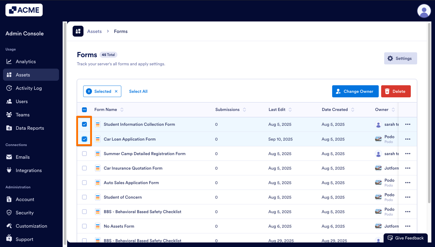 How to View and Manage Organization-Wide Forms Usage from the Admin Console Image-16
