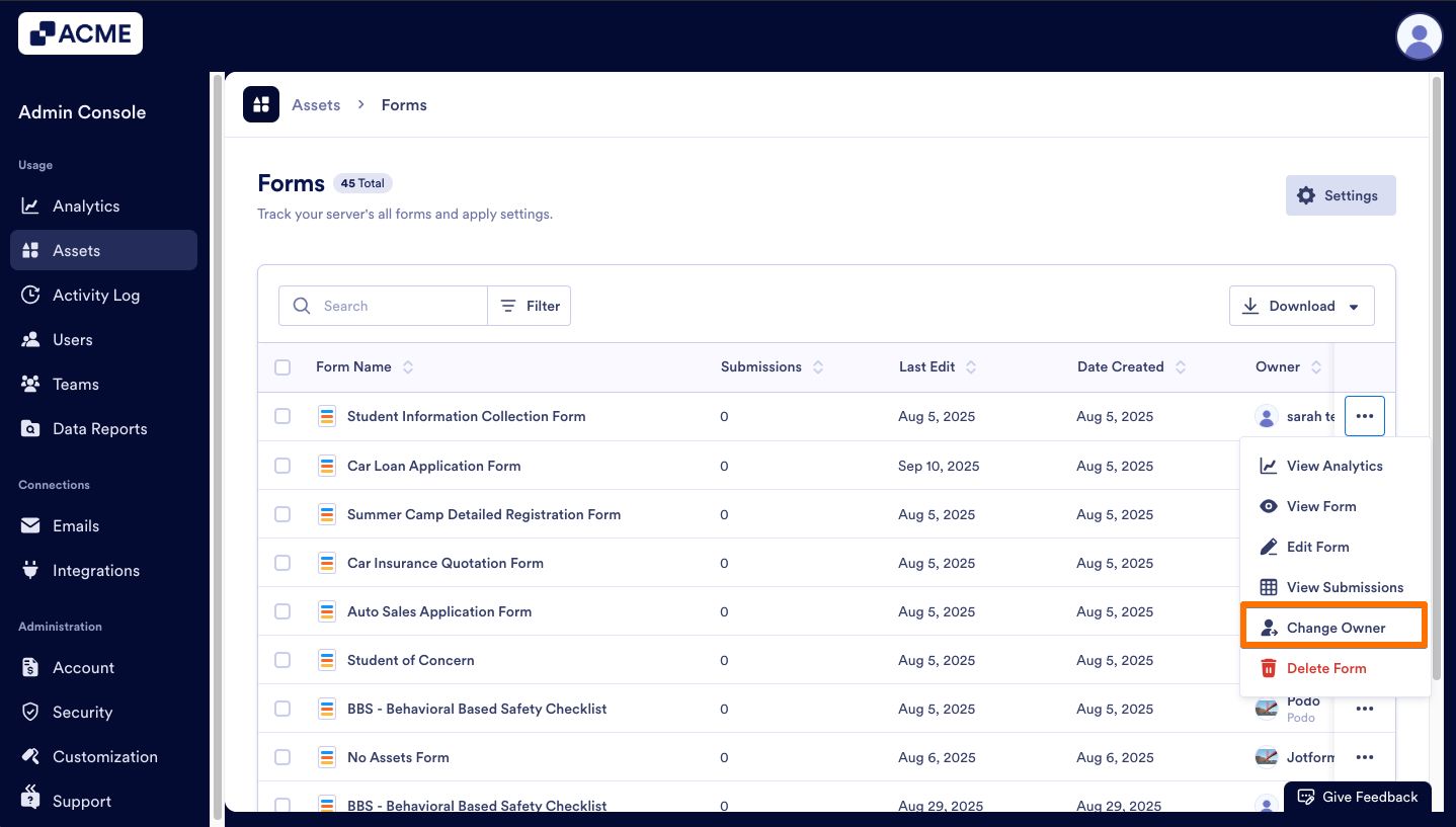 How to View and Manage Organization-Wide Forms Usage from the Admin Console Image-11