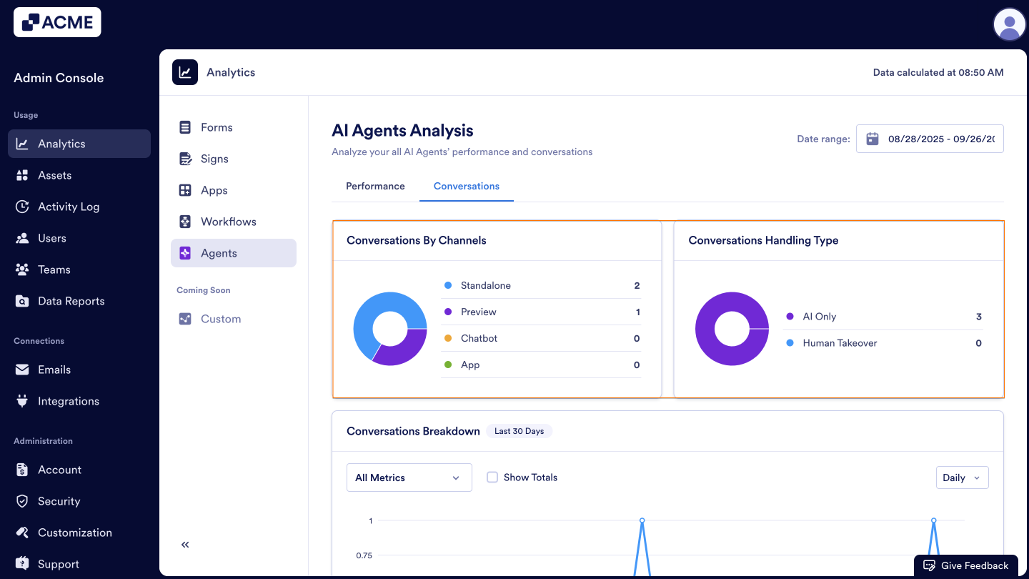 How to Analyze Agents Usage in your Organization from the Admin Console Image-15
