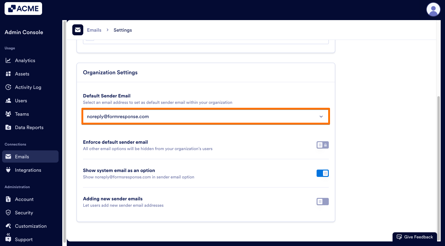 How to Configure Organization-Wide Email Settings from the Admin Console Image-3