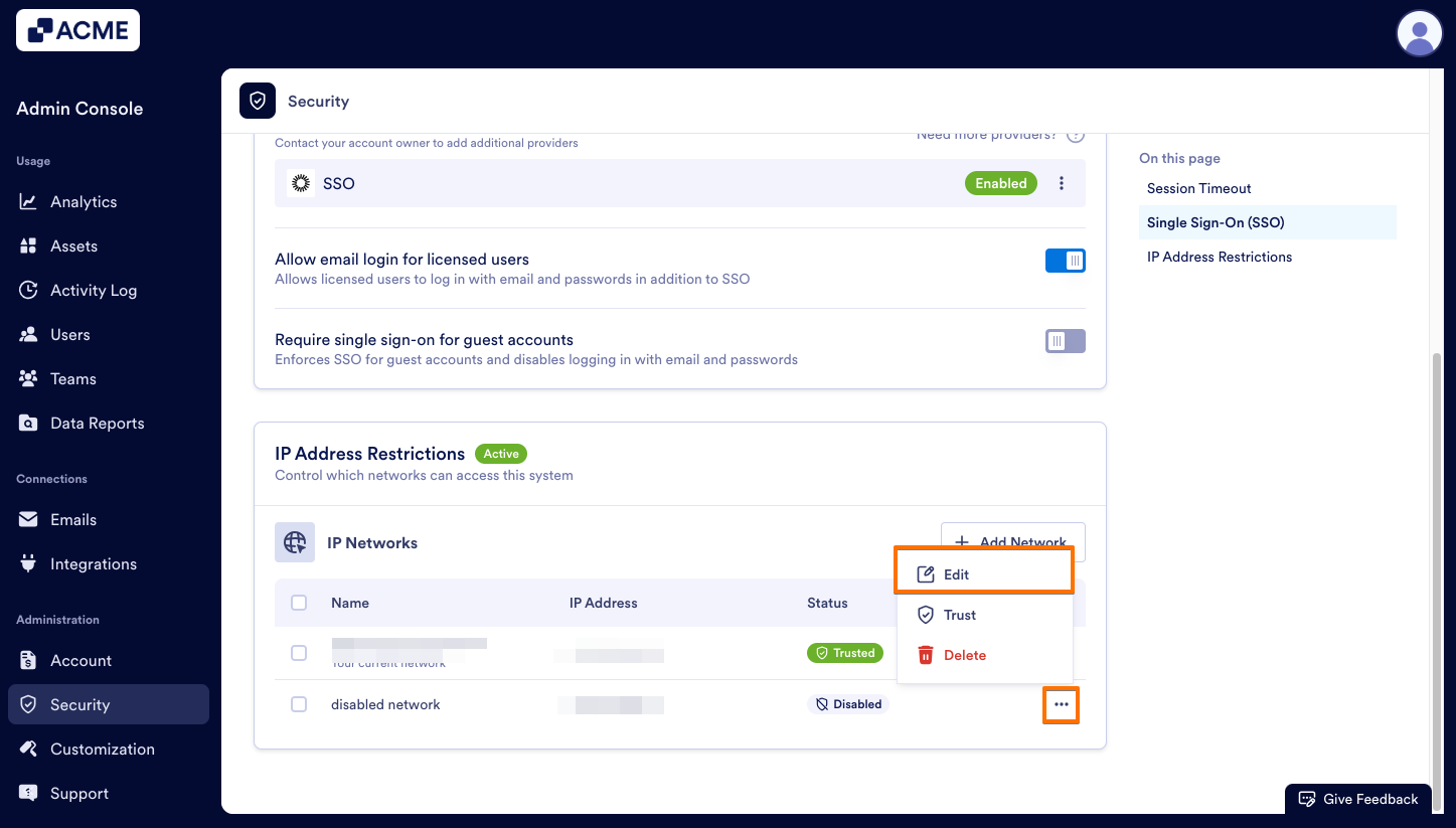 How to Restrict Network Access to the Organization’s System from the Admin Console Image-8