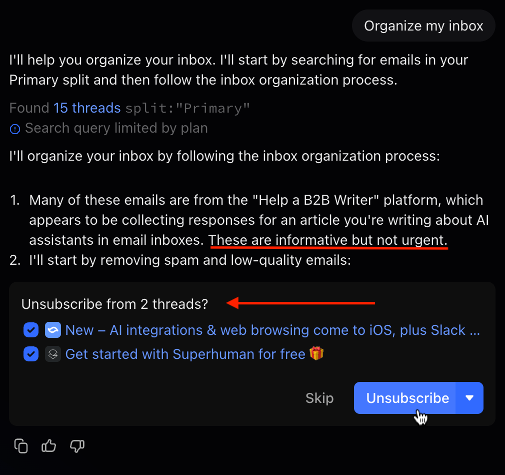 Shortwave AI Categorization