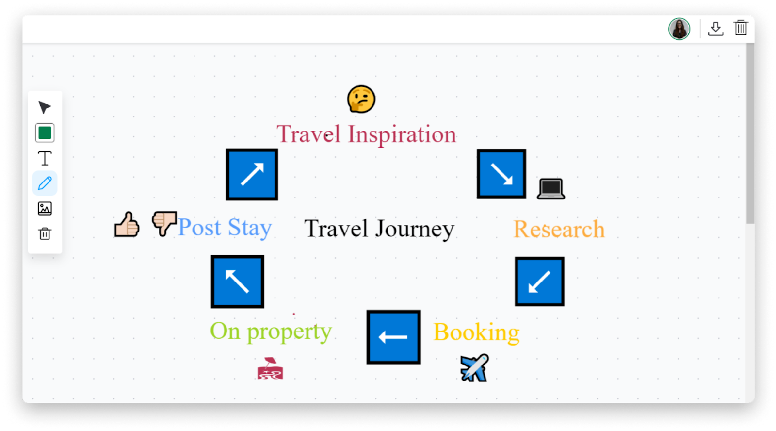 product interface collaborative digital whiteboard