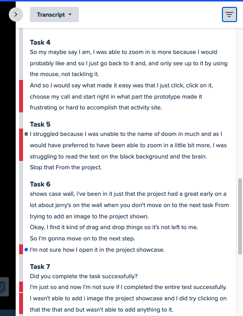 UserTesting AI Transcript