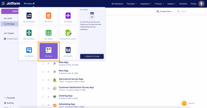 How to create a client portal with Jotform Apps | Jotform Blog
