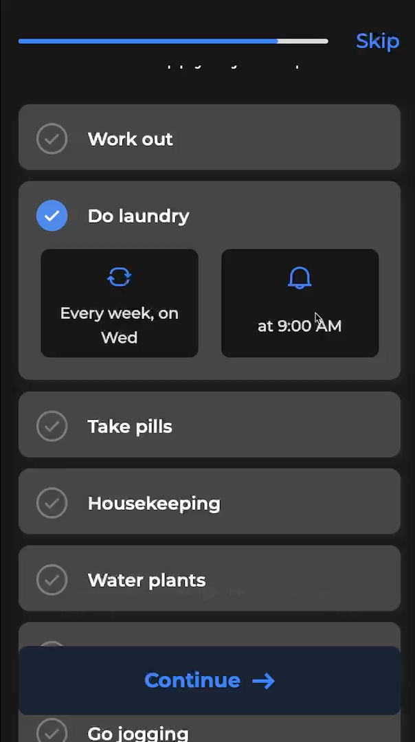 Day Flow Schedule View
