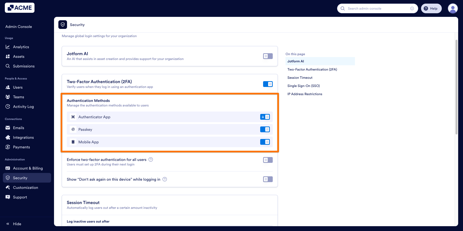 How to Configure and Enforce Two-Factor Authentication (2FA) Organization-Wide from the Admin Console Image-8