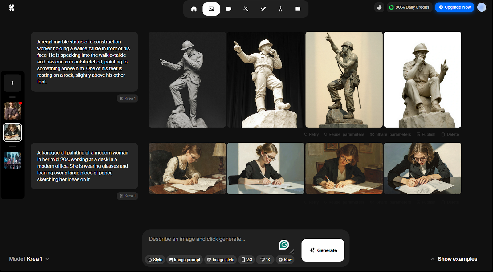 Krea AI Image Generator