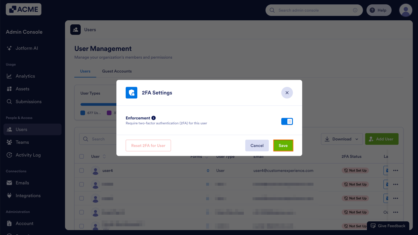 How to Manage User-Based Two-Factor Authentication (2FA) Settings in Your Organization from the Admin Console Image-8