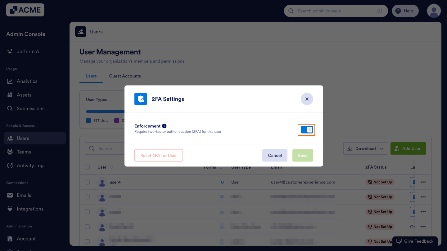 How to Manage User-Based Two-Factor Authentication (2FA) Settings in Your Organization from the Admin Console Image-13