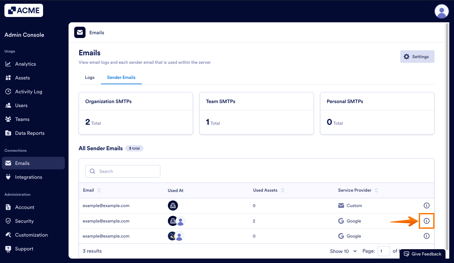 How to View Your Organization’s Sender Email List from the Admin Console Image-10