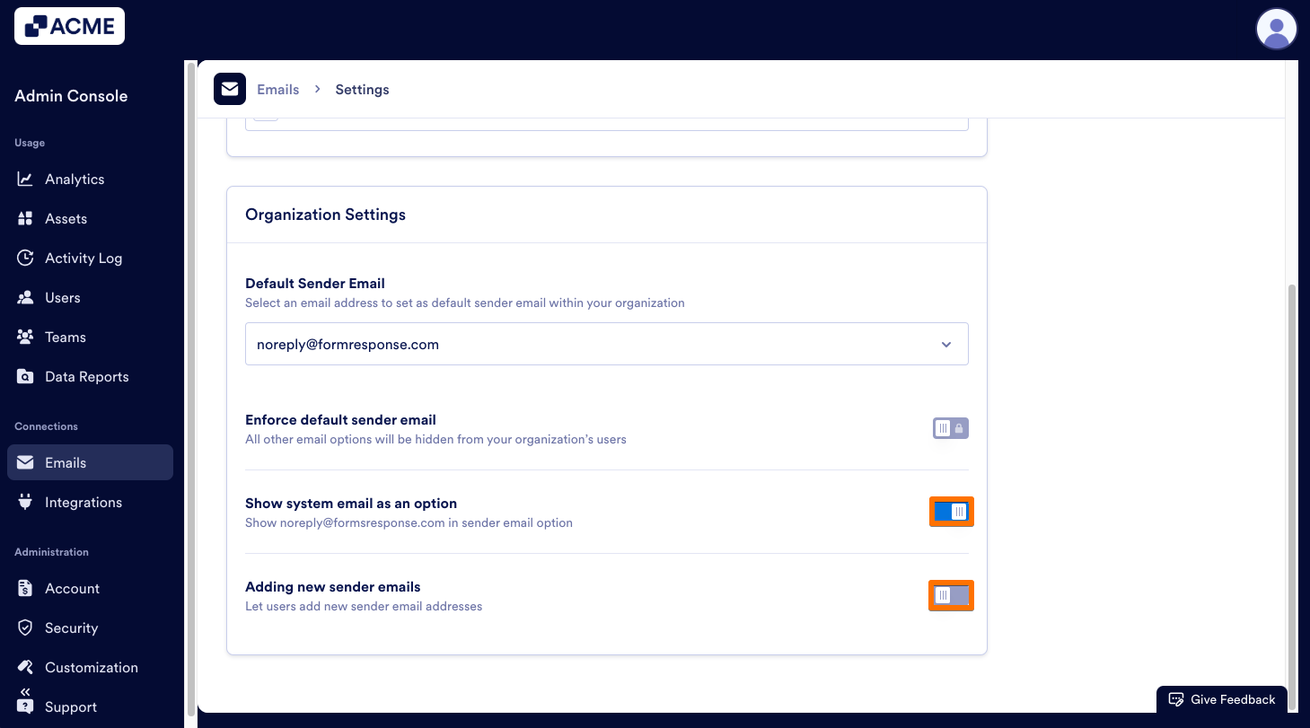 How to Configure Organization-Wide Email Settings from the Admin Console Image-13