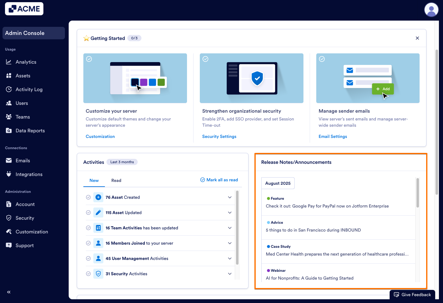 How to Access Enterprise Resources and Release Notes from the Admin Console Image-2