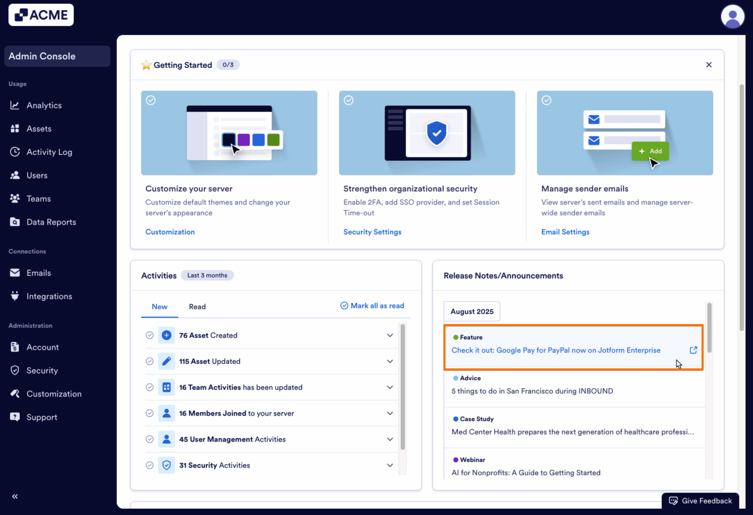 How to Access Enterprise Resources and Release Notes from the Admin Console Image-3