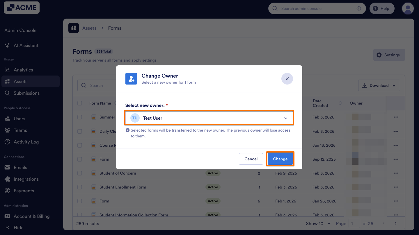 How to View and Manage Organization-Wide Forms Usage from the Admin Console Image-13