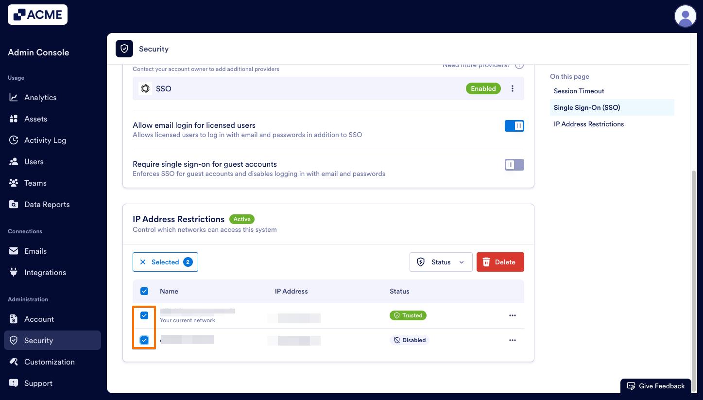 How to Restrict Network Access to the Organization’s System from the Admin Console Image-17