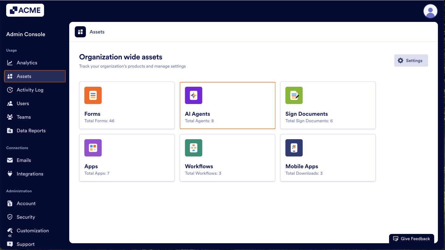 How to View and Manage Agents Usage in Your Organization from the Admin Console Image-1