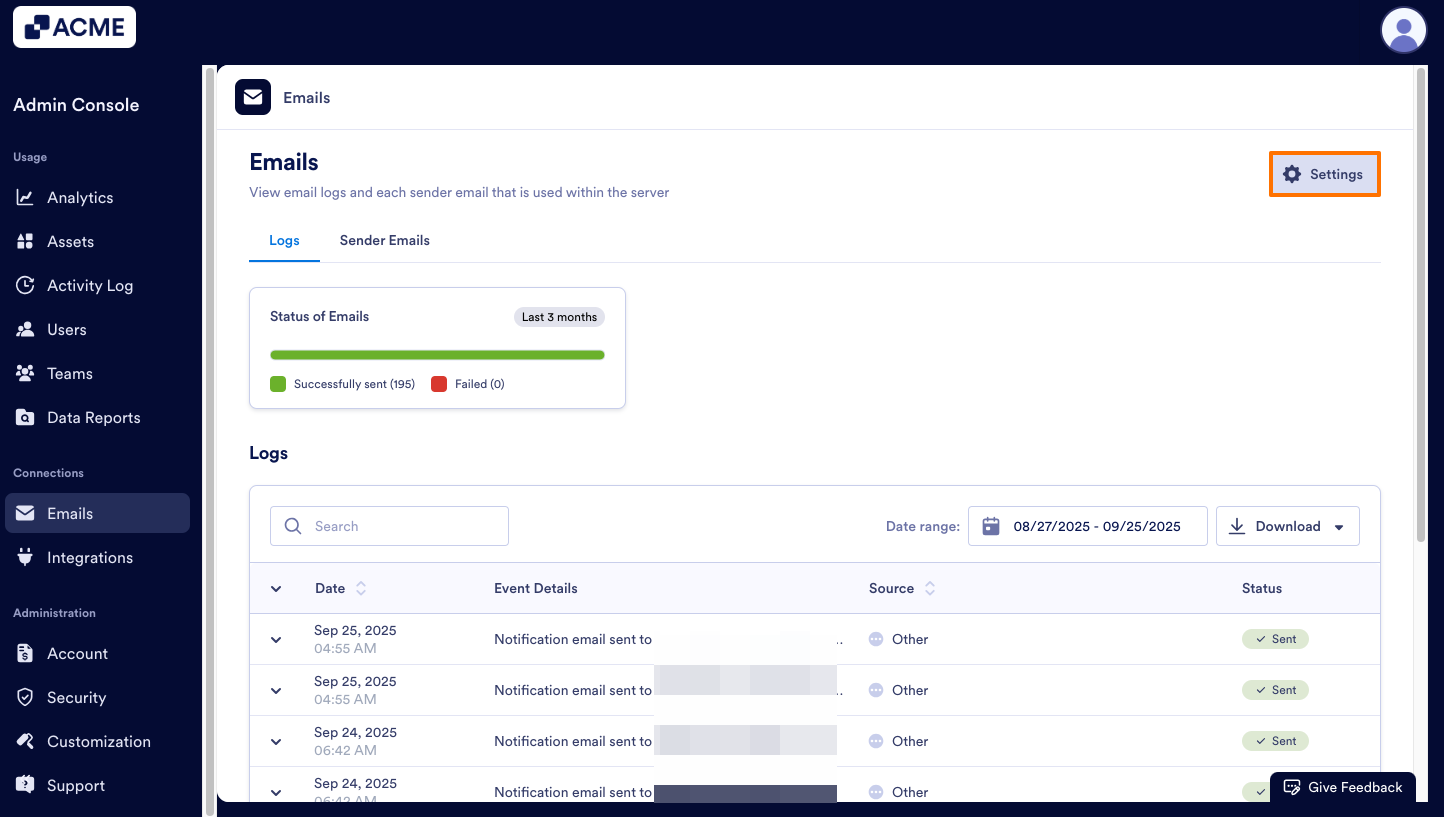 How to View Your Organization’s Sender Email List from the Admin Console Image-3