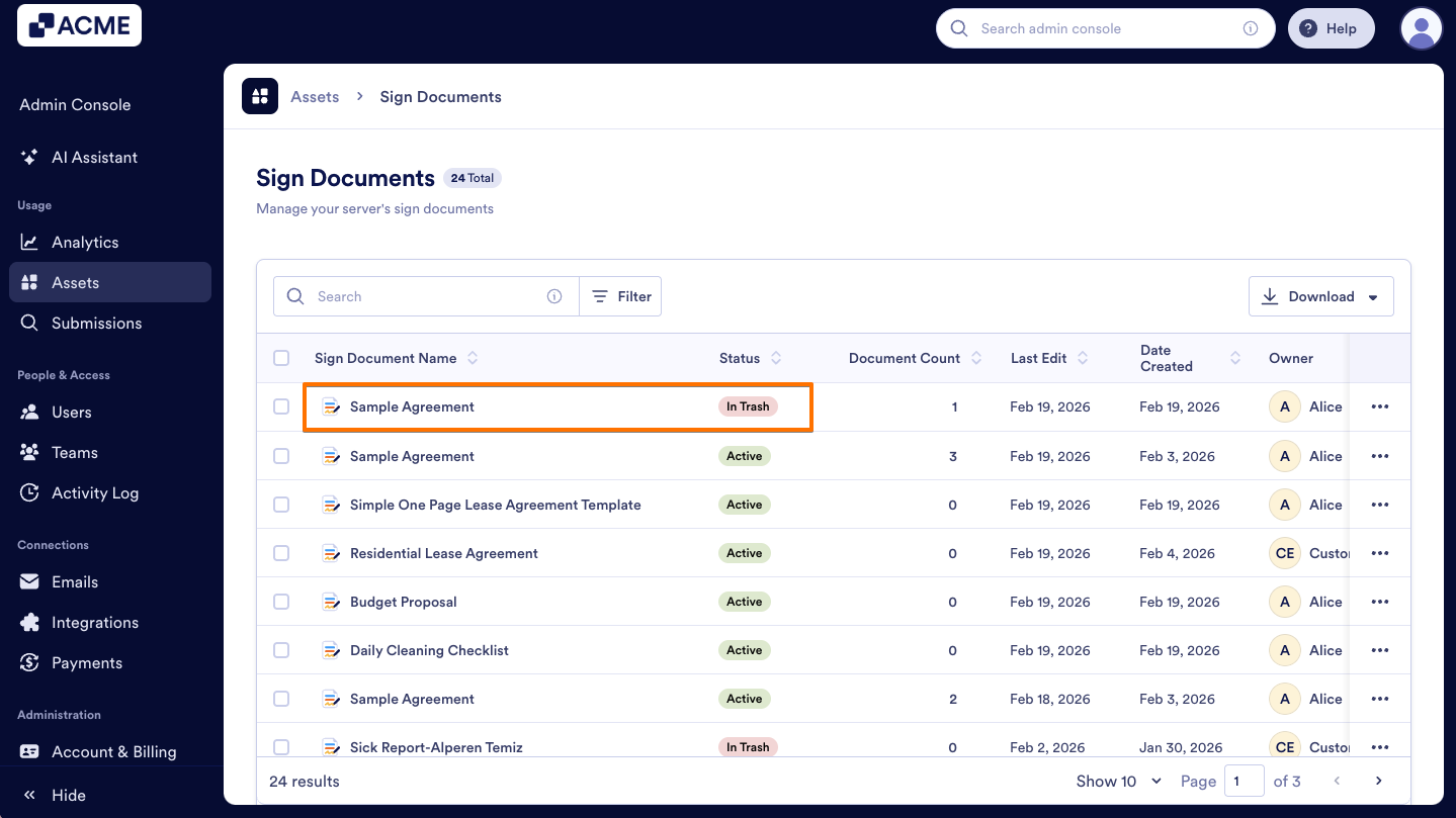 How to View and Manage Sign Document Usage in Your Organization from the Admin Console Image-11