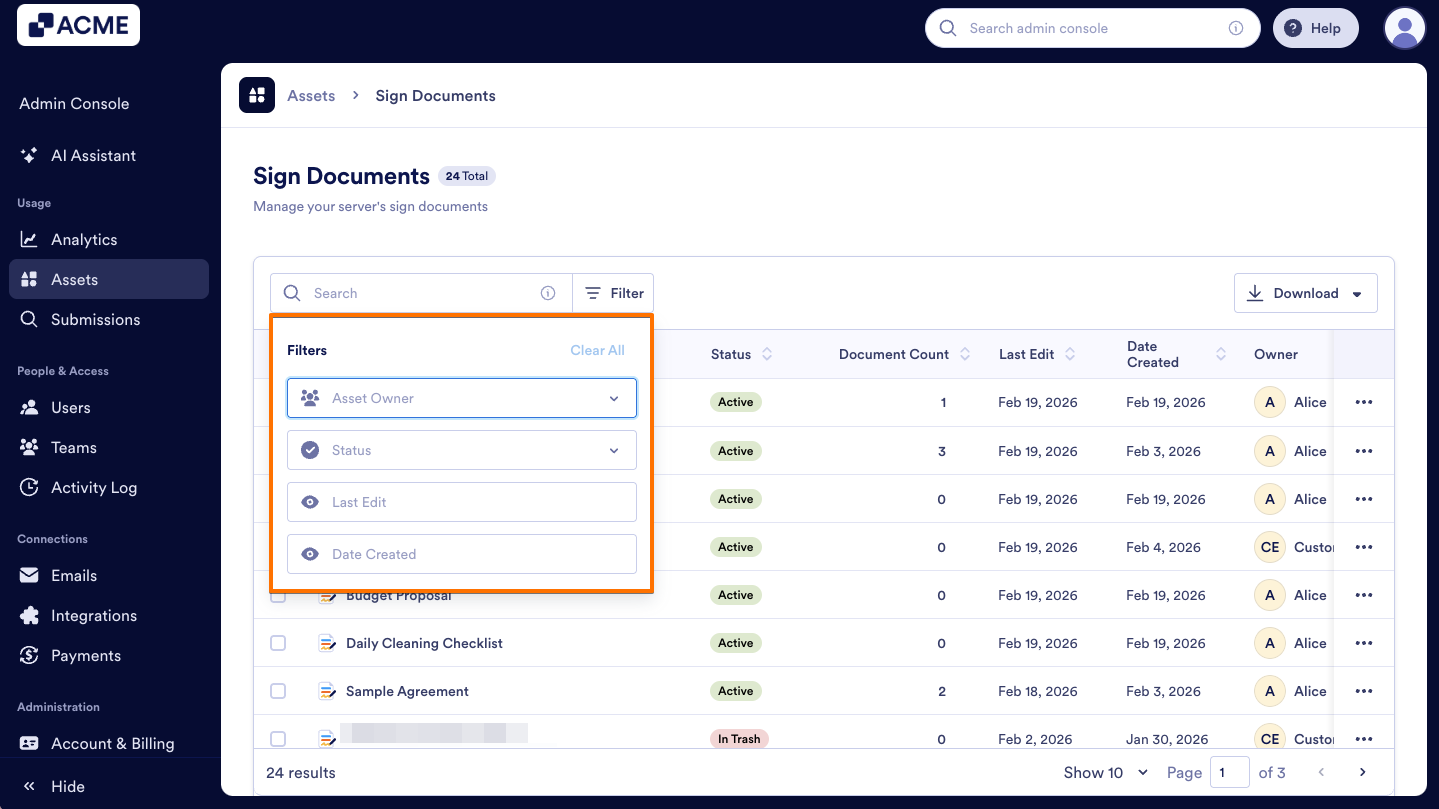 How to View and Manage Sign Document Usage in Your Organization from the Admin Console Image-13