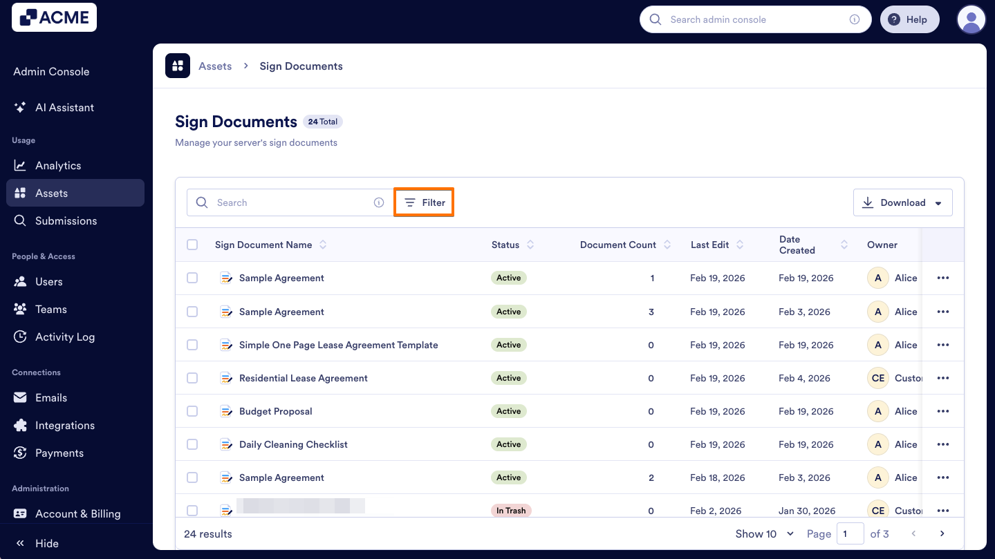 How to View and Manage Sign Document Usage in Your Organization from the Admin Console Image-12