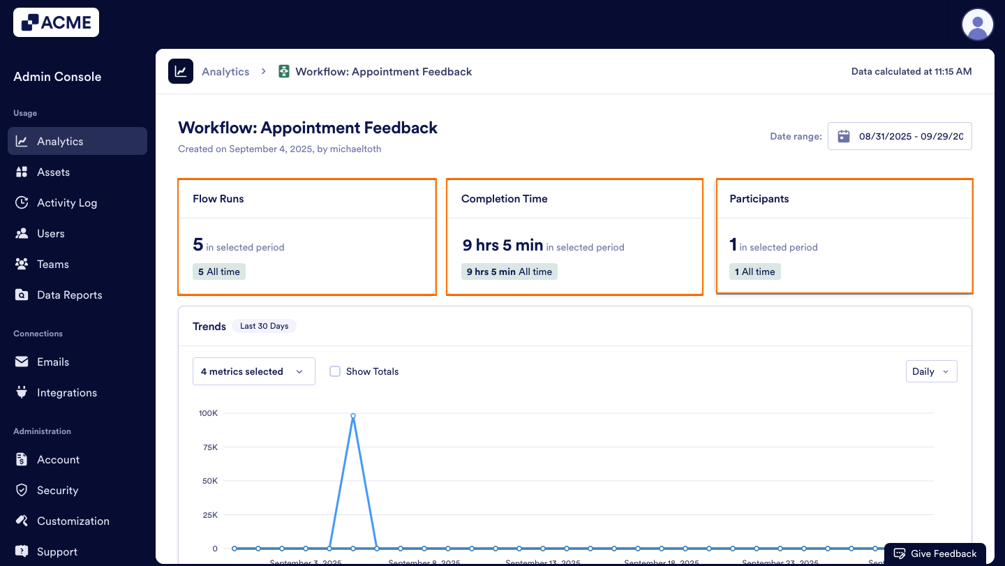 How to Analyze Workflow Usage in your Organization from the Admin Console Image-18