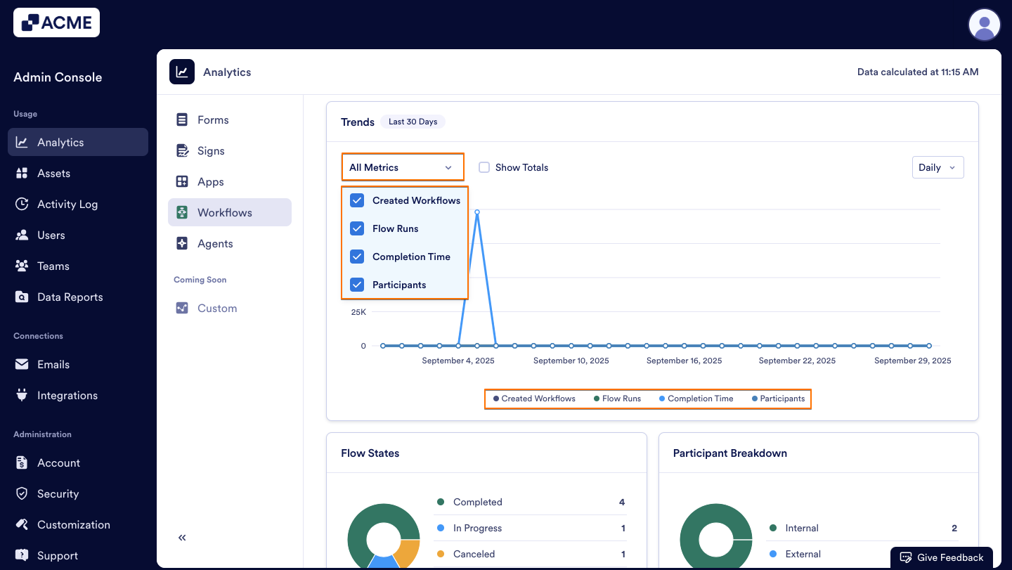 How to Analyze Workflow Usage in your Organization from the Admin Console Image-6