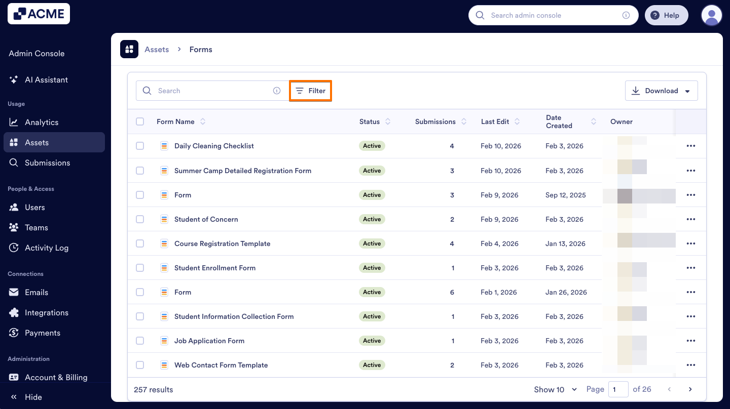 How to View and Manage Organization-Wide Forms Usage from the Admin Console Image-23