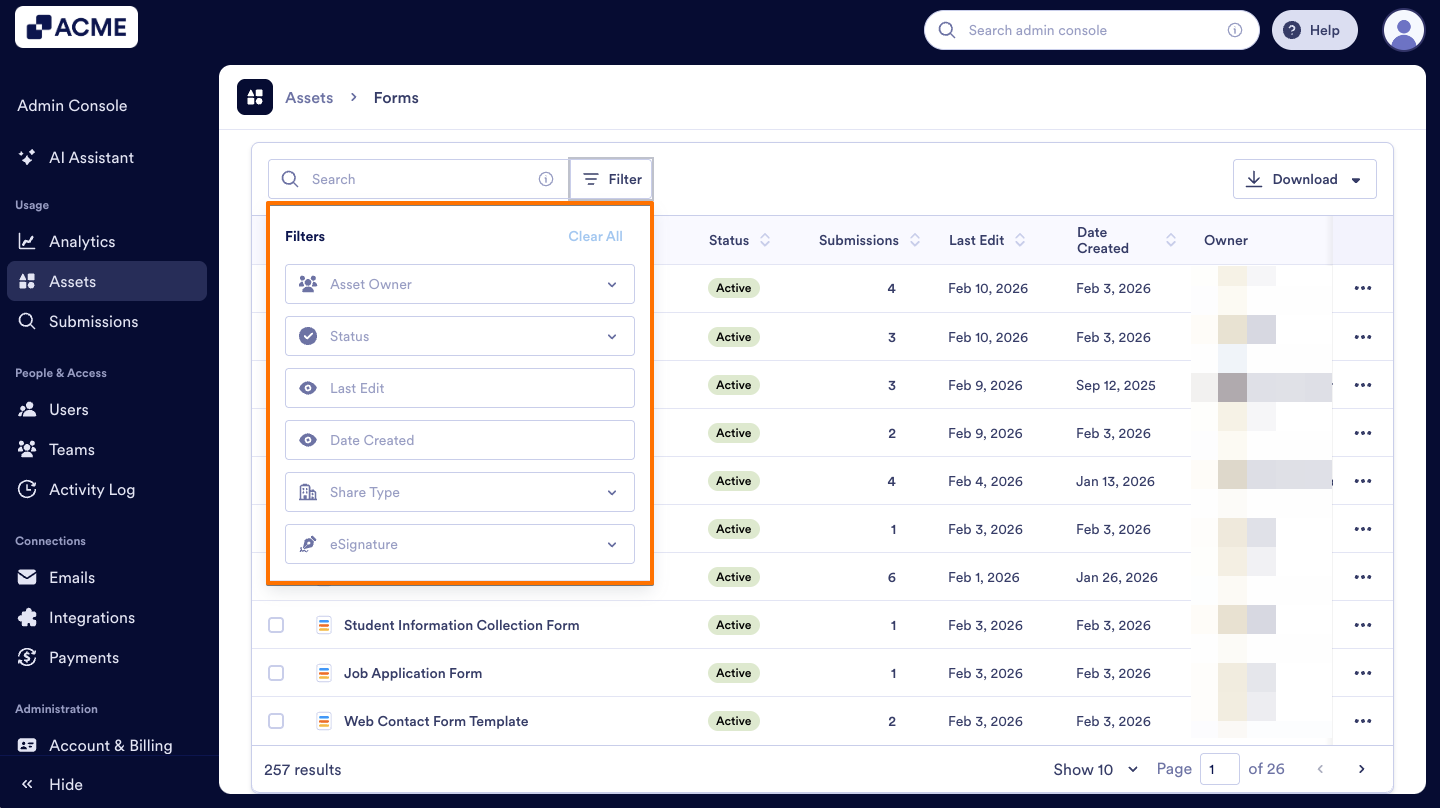 How to View and Manage Organization-Wide Forms Usage from the Admin Console Image-24