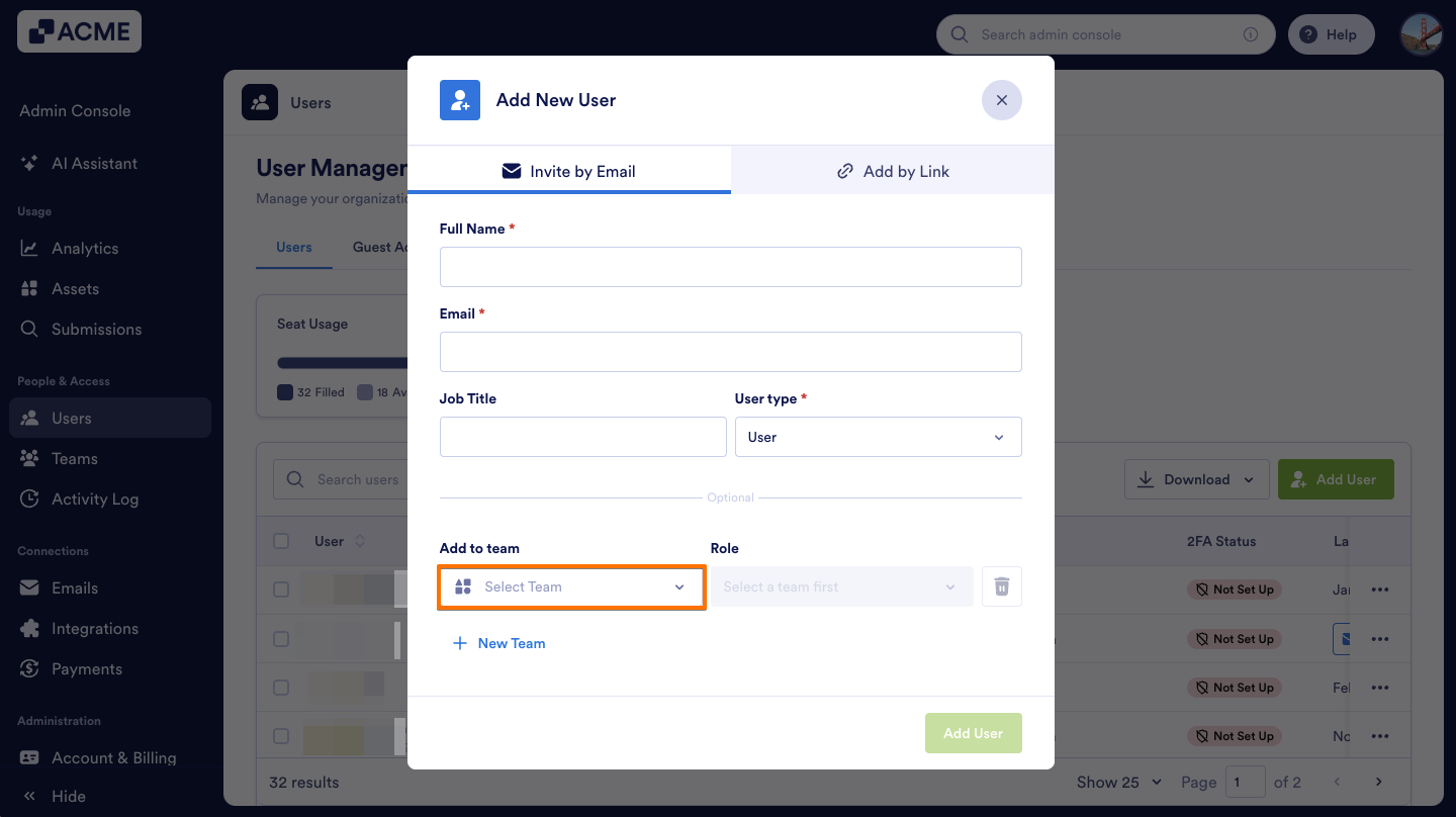 How to Create Users in Your Organization from the Admin Console Image-5